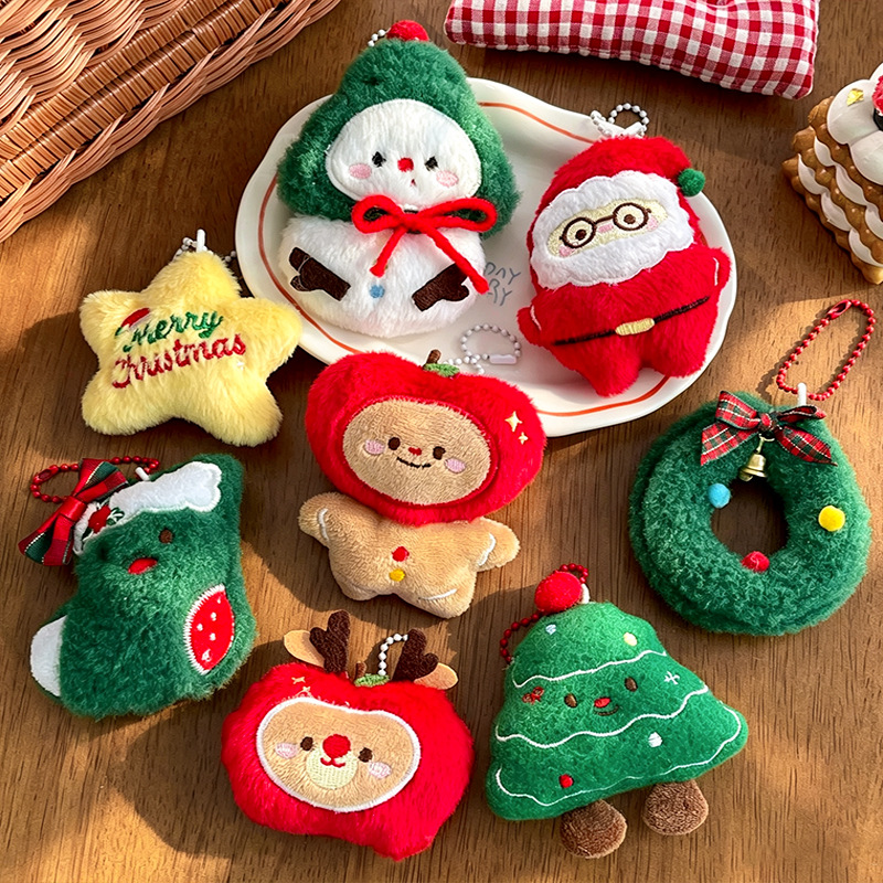 9pcs/Set Chrismas Plush Keycha - đánh giá và giá Backpacks