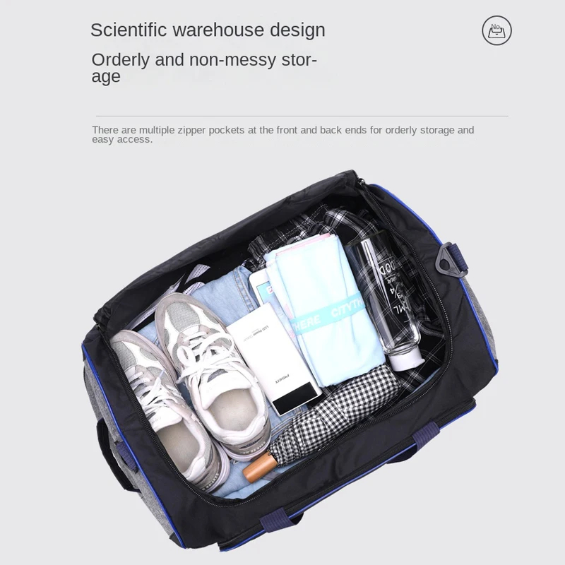 Large capacity Trolley Bag Tra - đánh giá và giá Foldable Rolling Luggage Bag