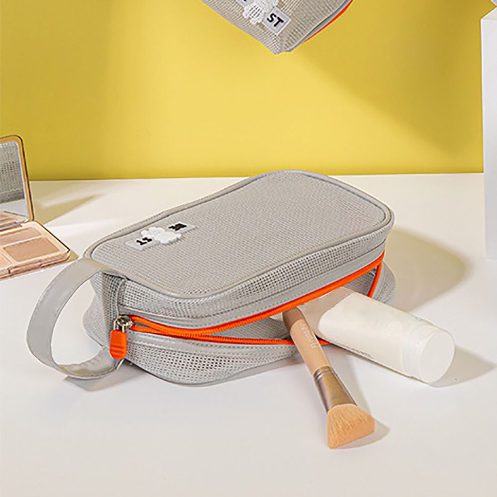 Durable Mesh Makeup Bag With H - đánh giá và giá Cosmetic Bags