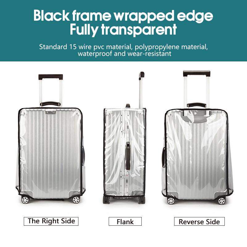Waterproof Transparent Luggage - đánh giá và giá Waterproof Suitcase Cover Protector