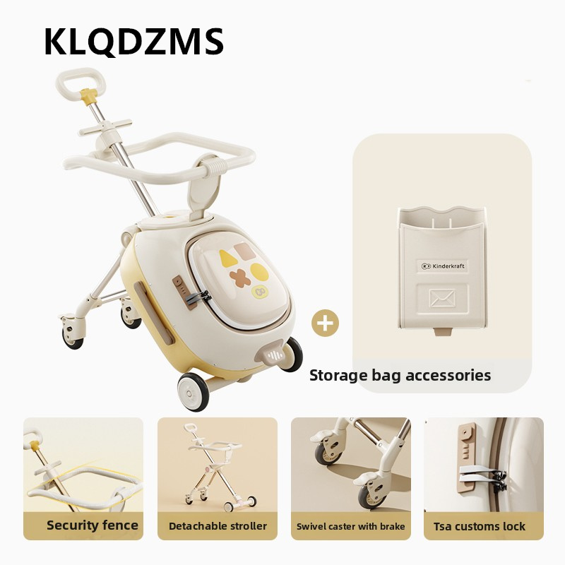 KLQDZMS ABS+PC Suitcase Childr - đánh giá và giá Spinner Wheel Rolling Suitcase 20 Inch