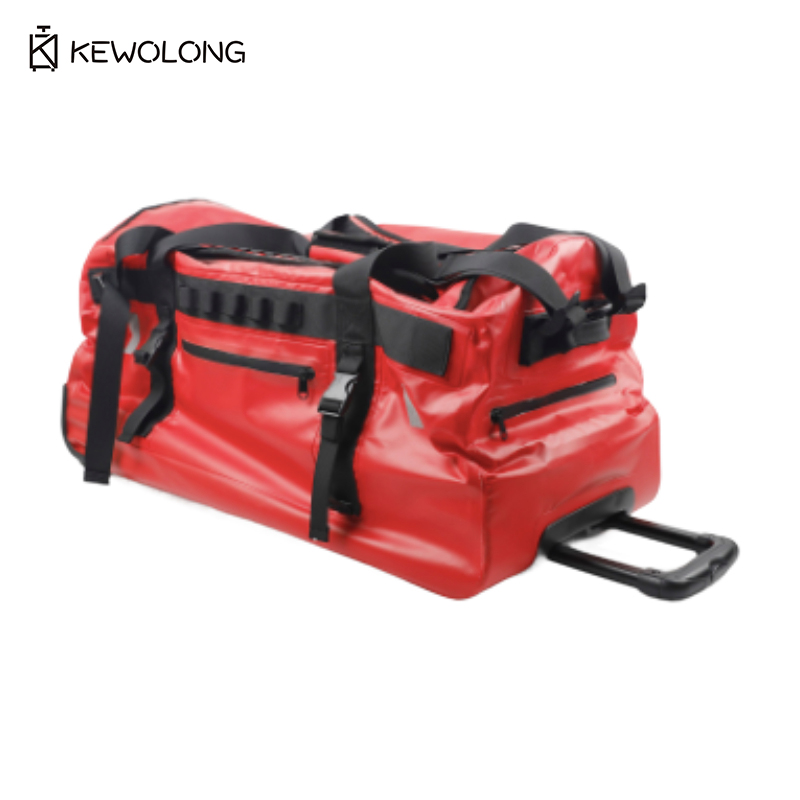 PVC Waterproof 90L Large Rolli - đánh giá và giá Foldable Rolling Luggage Bag