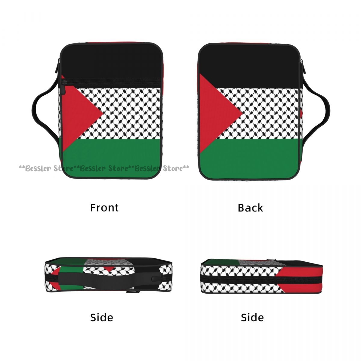 Palestine Flag Bible Bag Zippe - đánh giá và giá Handbags