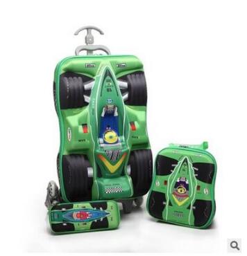 3D Boys Car trolley suitcase C - đánh giá và giá Foldable Rolling Luggage Bag